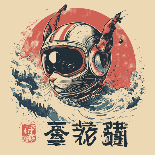 Astronaut Cat T-Shirt, Unisex Graphic Tee, Casual Wear, Gift for Space Lovers, Unique Art Shirt, Cool Vintage Style Shirt